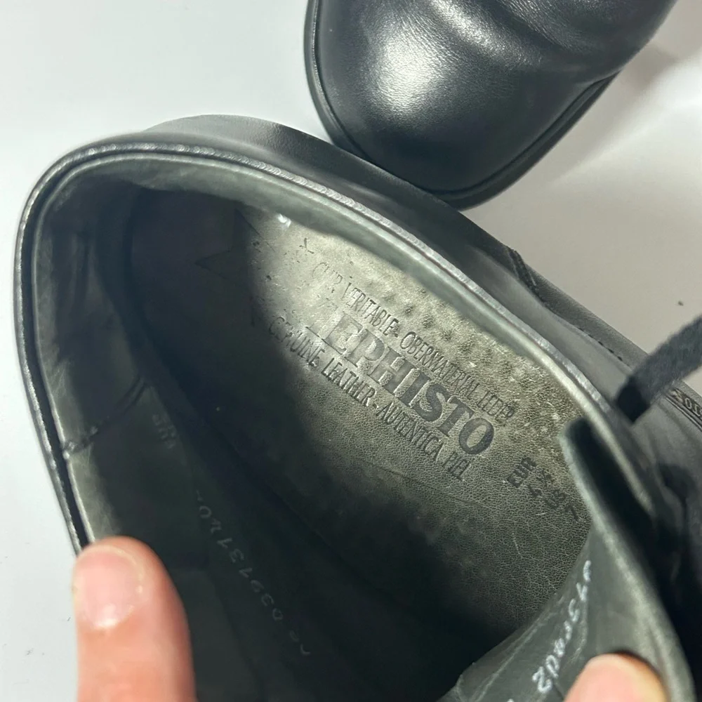 Mephisto 100% Caoutchouc Black Ankle Boots, High Quality and Handcrafted Size 7 - Picture 5 of 12